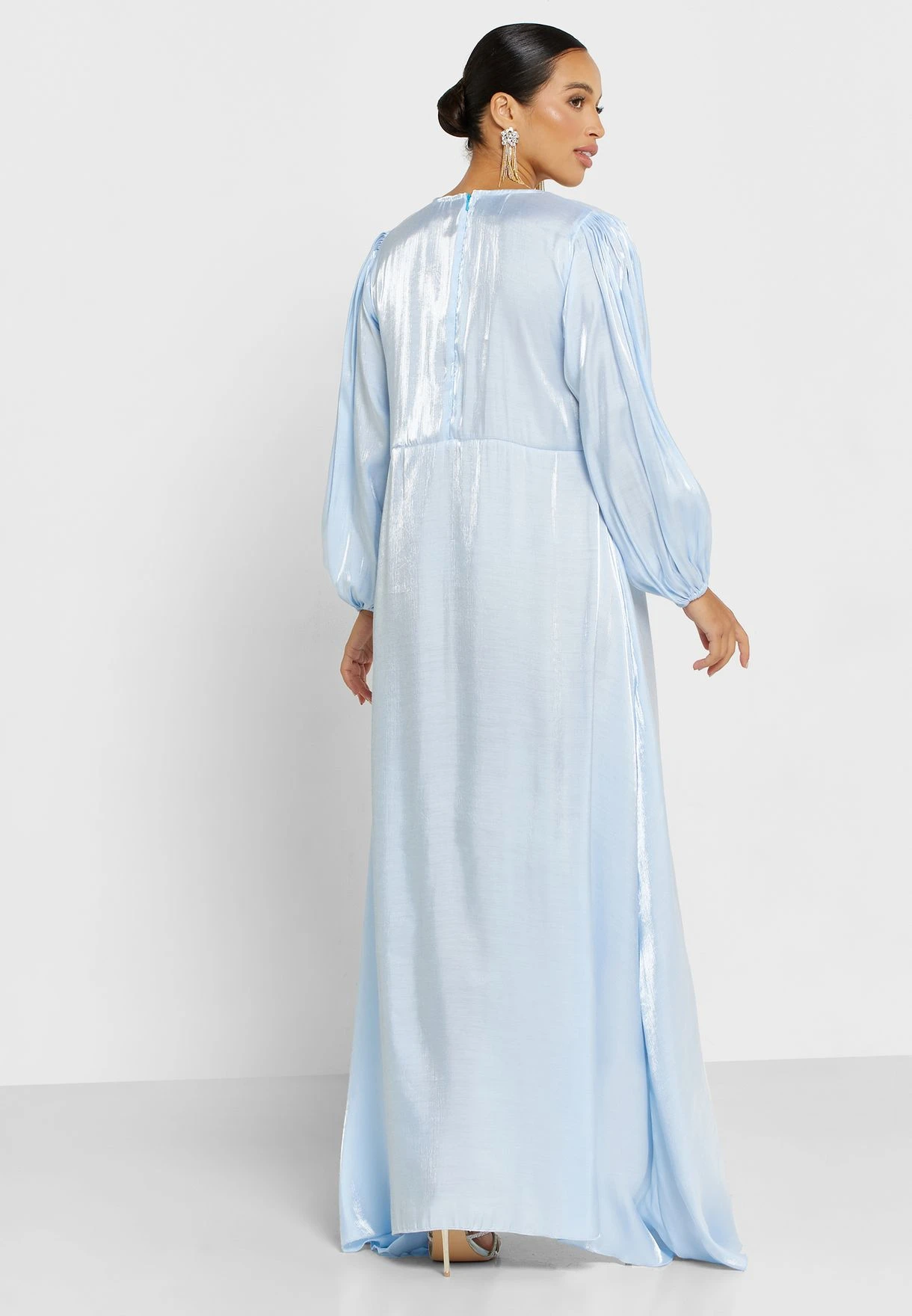 Embellished Balloon Sleeve Dress 2 Embellished Balloon Sleeve Dress - Image 2