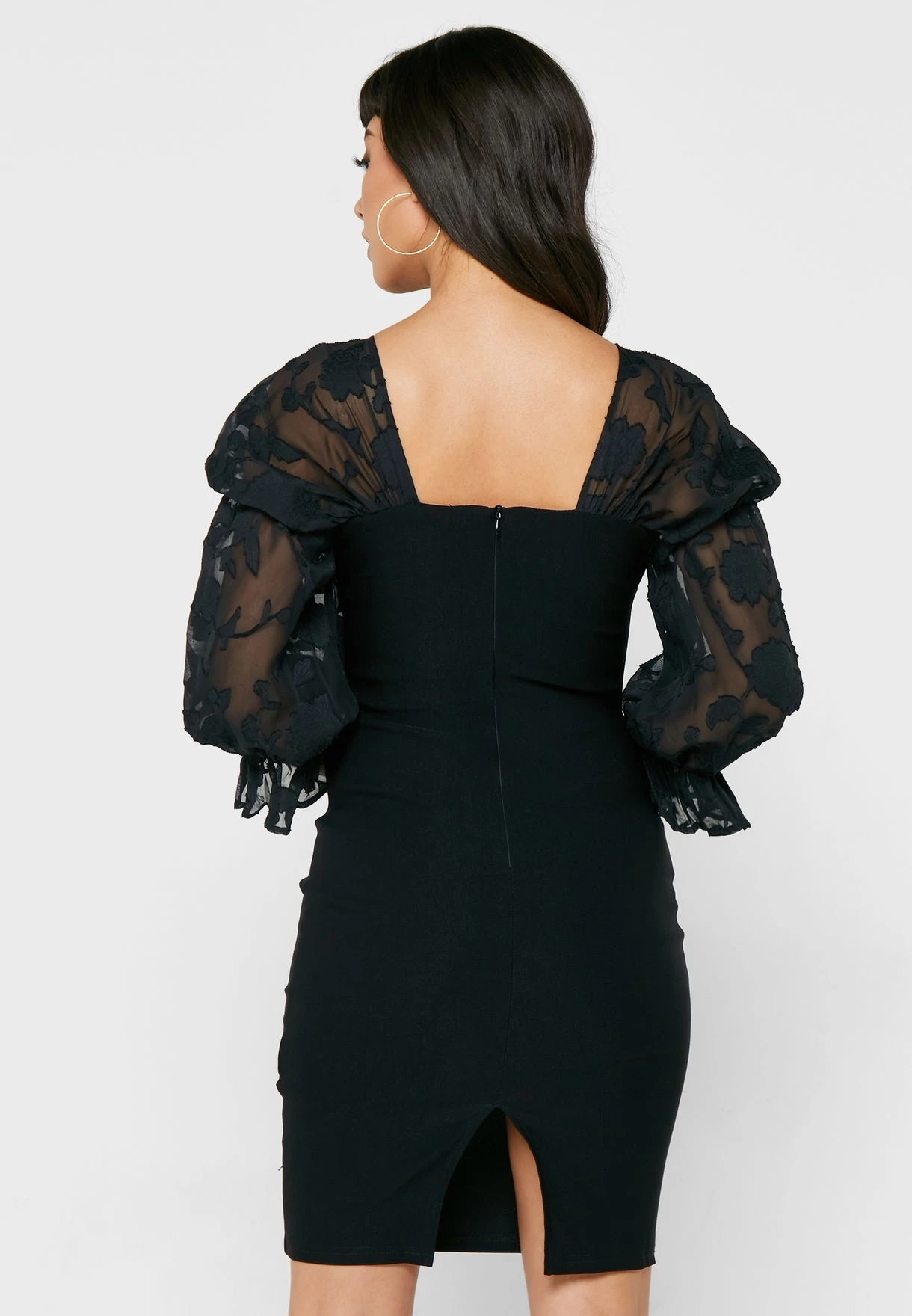 ELLA Puff Sleeve Dress 2 ELLA Puff Sleeve Dress - Image 2