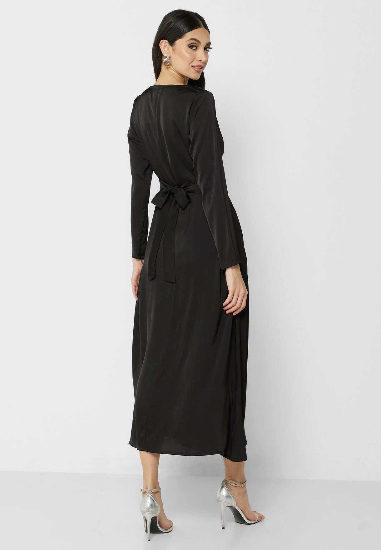 Cowl Neck Satin Dress 2 Cowl Neck Satin Dress - Image 2