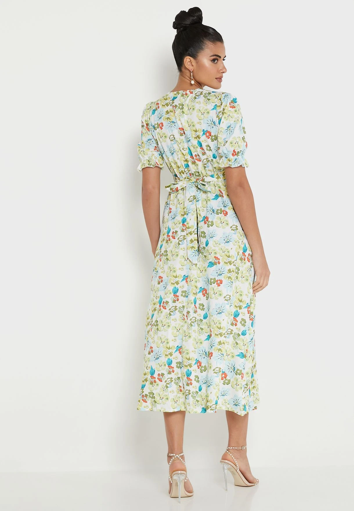 ELLA Printed Flared Dress 2 ELLA Printed Flared Dress - Image 2