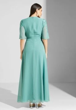 Embellished Plunge Neck Dress -Silk Bloom Dresses Store 2 zoom desktop 1191