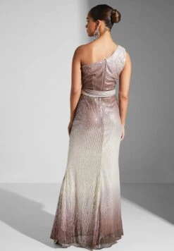 One Shoulder Plisse Dress -Silk Bloom Dresses Store 2 zoom desktop 1220