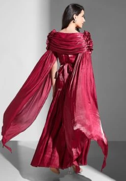 Split Sleeve Ruffle Tiered Dress -Silk Bloom Dresses Store 2 zoom desktop 1224