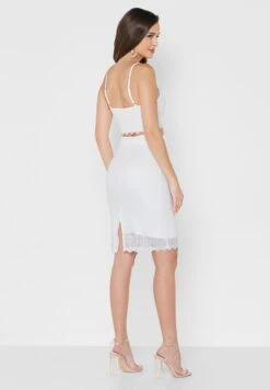 Strappy Lace Detail Top & Midi Skirt Set -Silk Bloom Dresses Store 2 zoom desktop 123