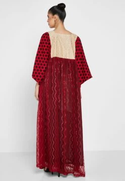 Mesh Detail Square Neck Dress -Silk Bloom Dresses Store 2 zoom desktop 1231