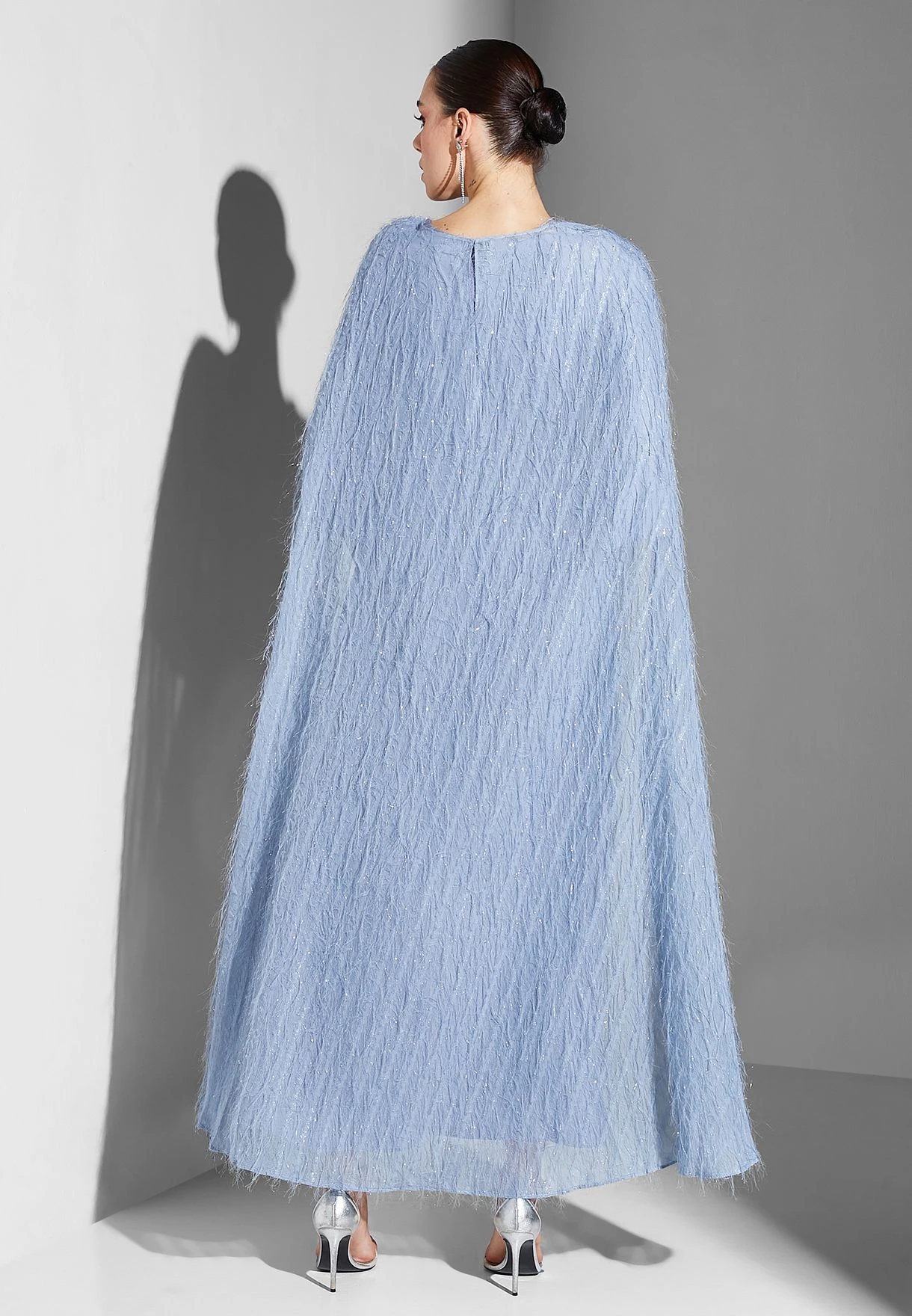 Cape Embellished Dress 2 Cape Embellished Dress - Image 2