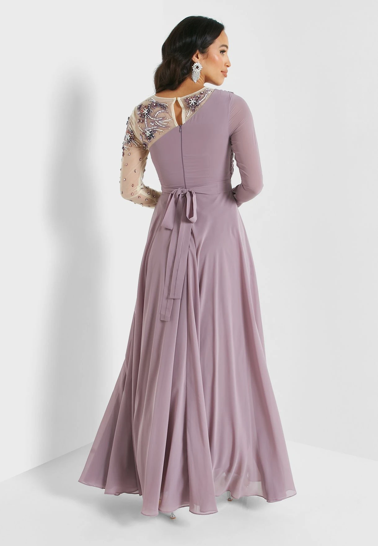 Embroidered Detail Tiered Dress 2 Embroidered Detail Tiered Dress - Image 2