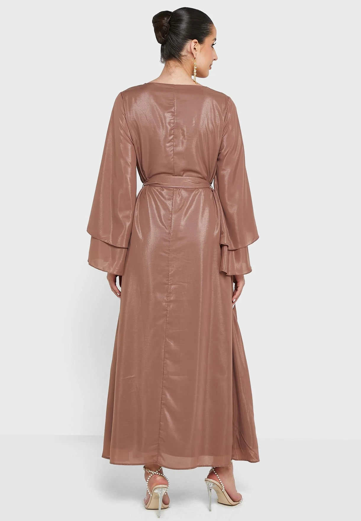 Embellished Ruffle Sleeve Dress 2 Embellished Ruffle Sleeve Dress - Image 2