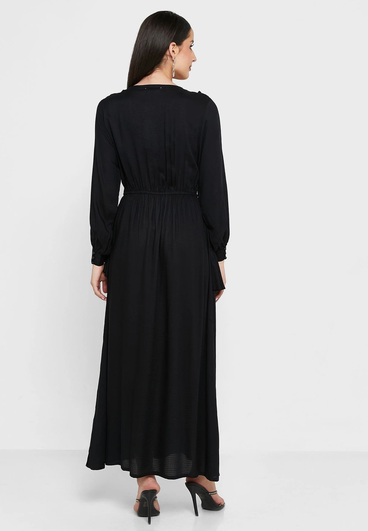 Ruffle Ruched Waist Dress 2 Ruffle Ruched Waist Dress - Image 2