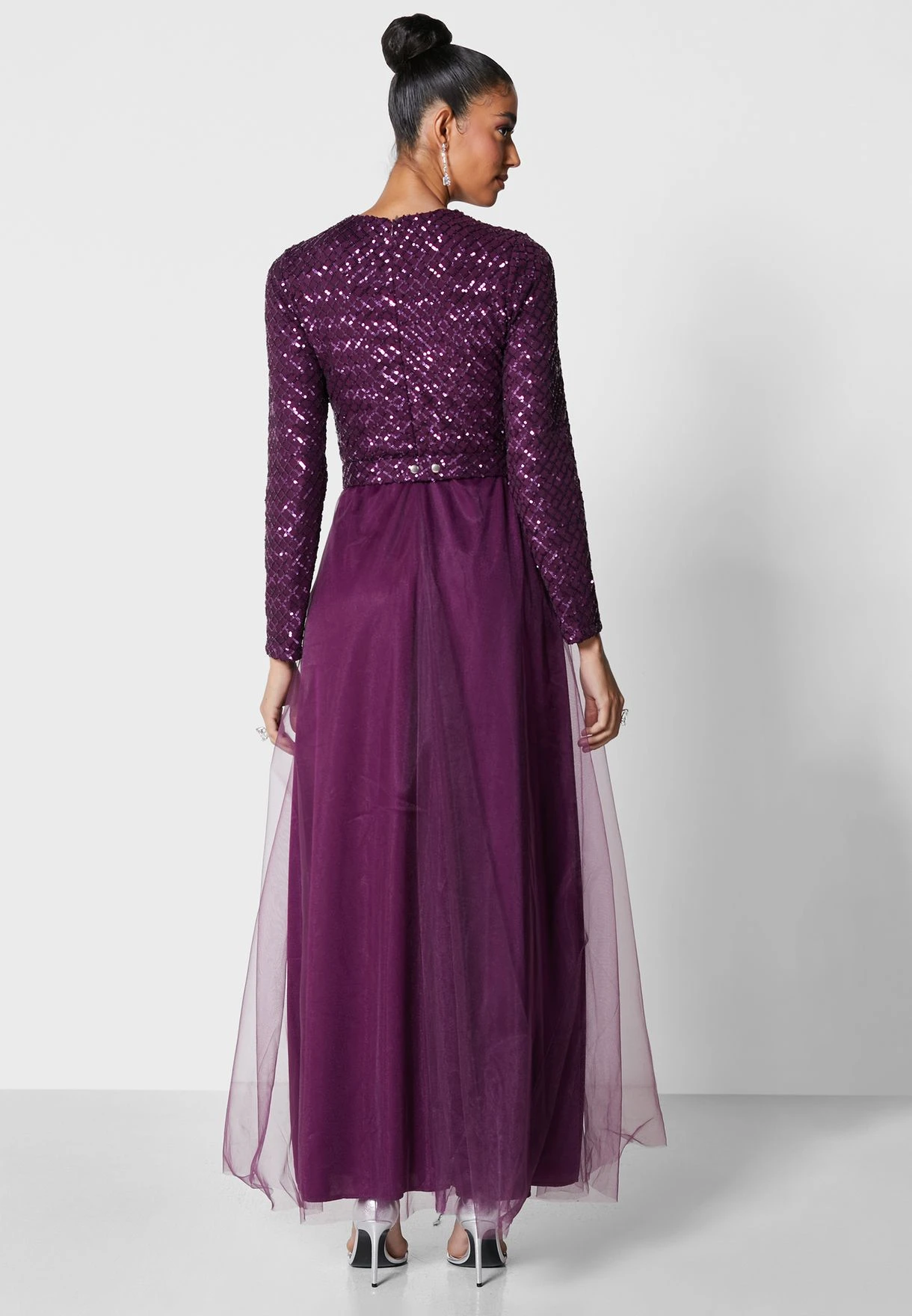 Fit & Flare Embellished Gown 2 Fit & Flare Embellished Gown - Image 2