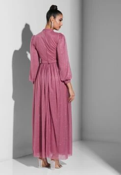 Pleated Front Detail Dress -Silk Bloom Dresses Store 2 zoom desktop 1360