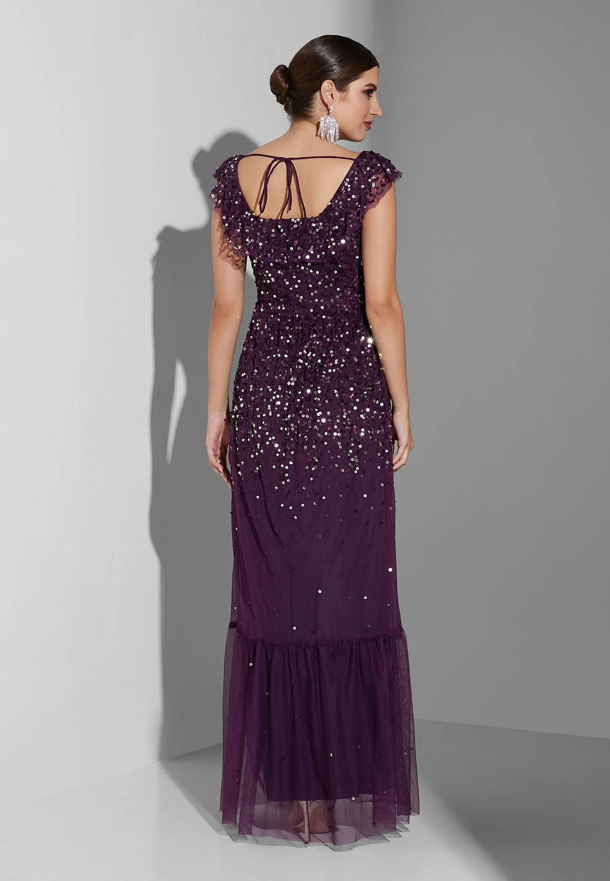 Tiered Sequin Detail Dress 2 Tiered Sequin Detail Dress - Image 2