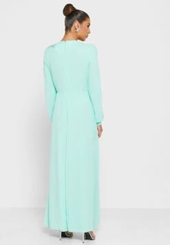 Ruched Embroidered Dress -Silk Bloom Dresses Store 2 zoom desktop 1446