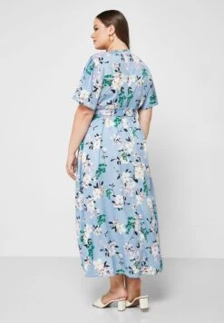 Surplice Neck Belted Side Slit Dress 5 Surplice Neck Belted Side Slit Dress -Silk Bloom Dresses Store 2 zoom desktop 1500