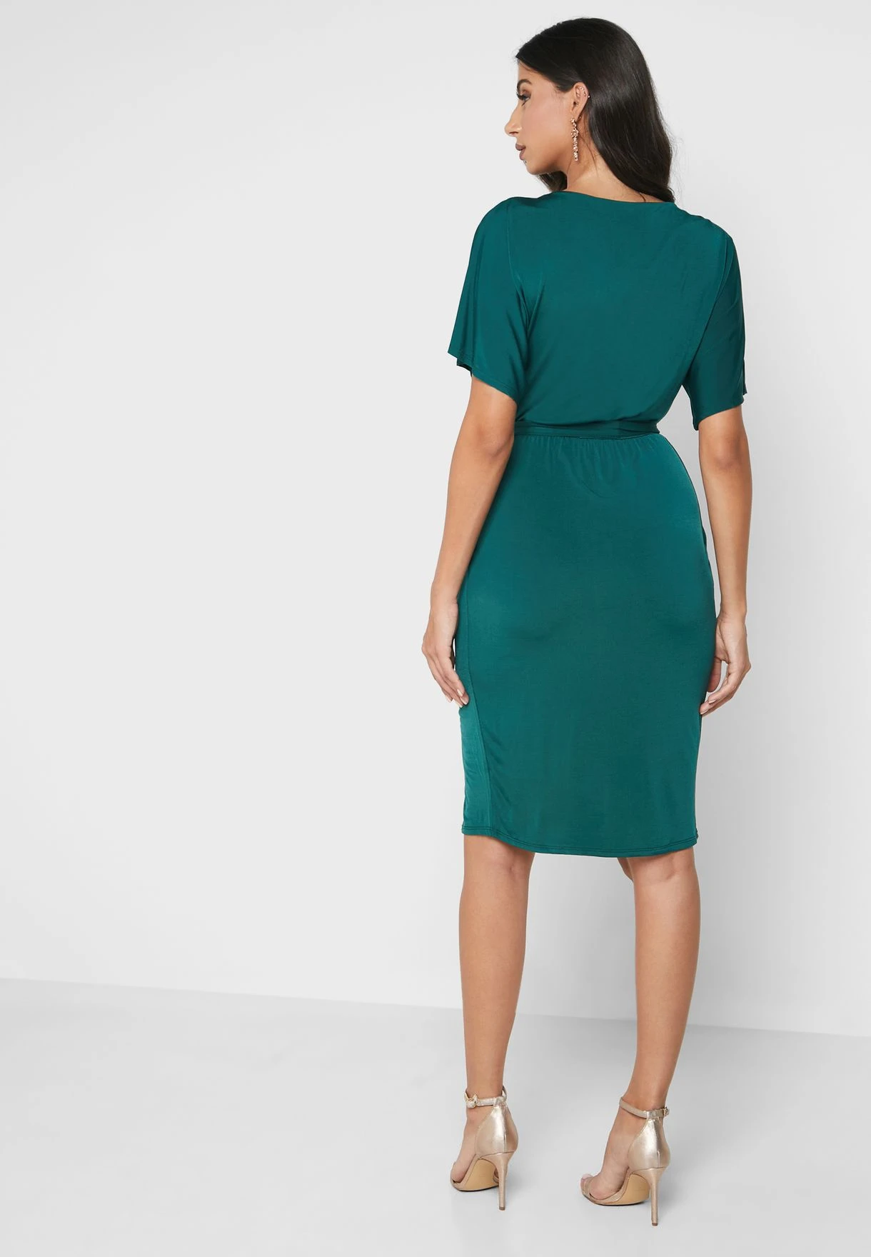 Self Tie Wrap Dress 2 Self Tie Wrap Dress - Image 2