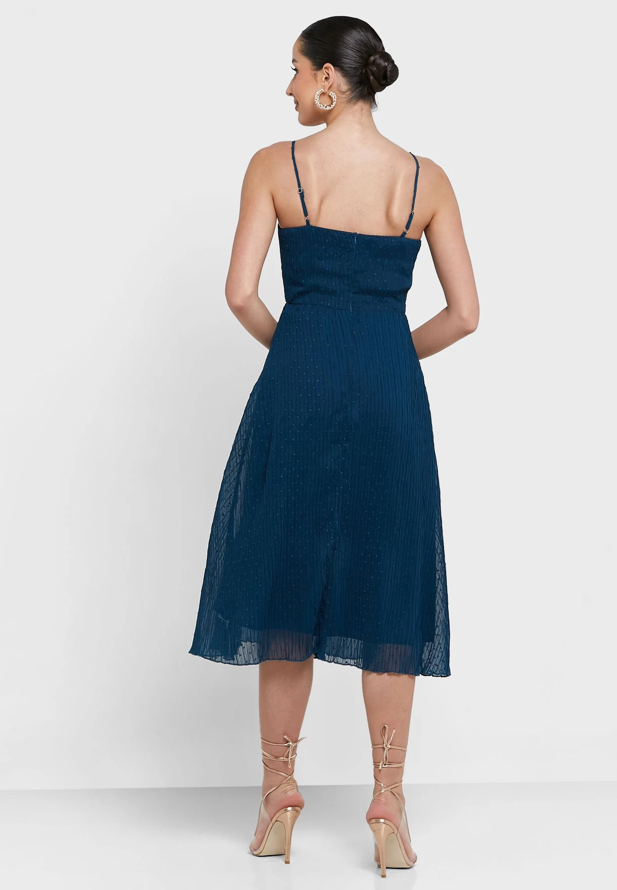 Textured Midi Dress 2 Textured Midi Dress - Image 2