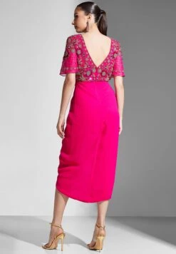 Embellished Wrap Dress -Silk Bloom Dresses Store 2 zoom desktop 1628