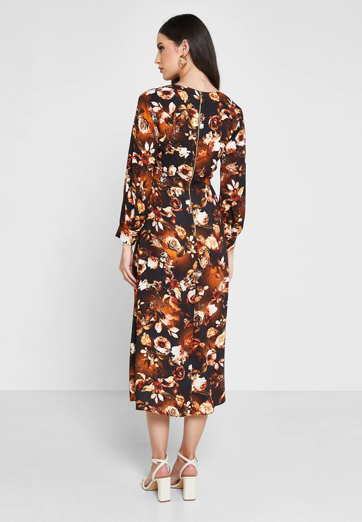 Balloon Sleeve Floral Print Dress 2 Balloon Sleeve Floral Print Dress - Image 2