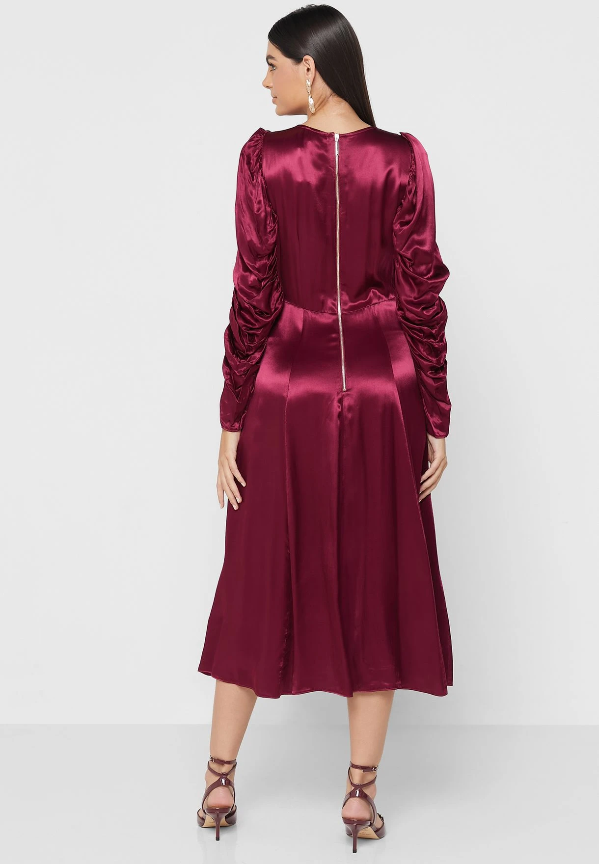 Plunge Neck Dress 2 Plunge Neck Dress - Image 2