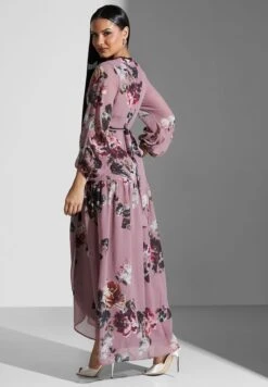 Surplice Floral Print Dress 5 Surplice Floral Print Dress -Silk Bloom Dresses Store 2 zoom desktop 1787