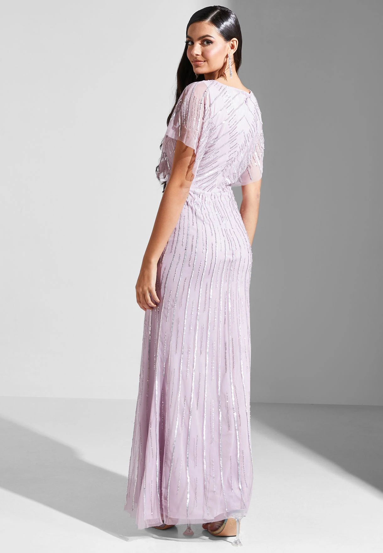 Embellished V Neck Dress 2 Embellished V Neck Dress - Image 2