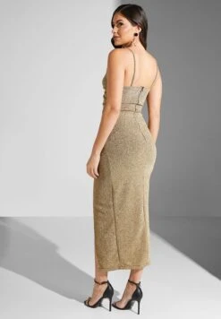 Shimmer Dress With Slit 5 Shimmer Dress With Slit -Silk Bloom Dresses Store 2 zoom desktop 1793