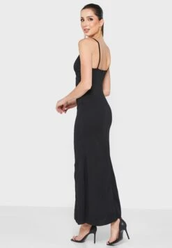 Strappy Slit Dress -Silk Bloom Dresses Store 2 zoom desktop 1797