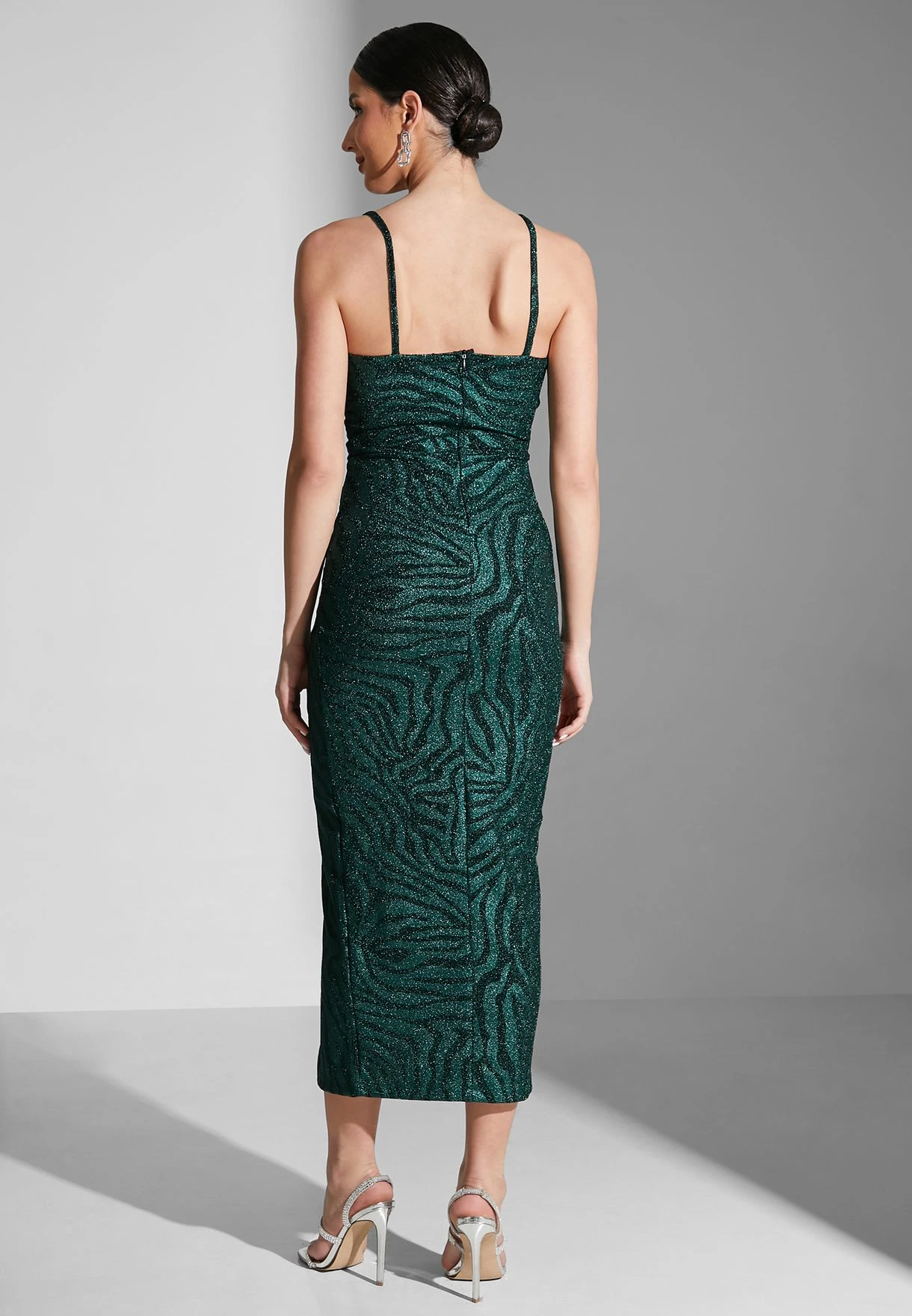 Shimmer Strappy Dress 2 Shimmer Strappy Dress - Image 2