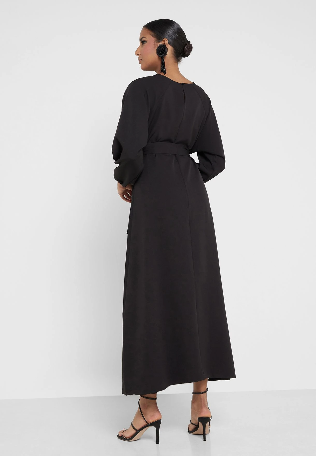 Belted A-Line Dress 2 Belted A-Line Dress - Image 2