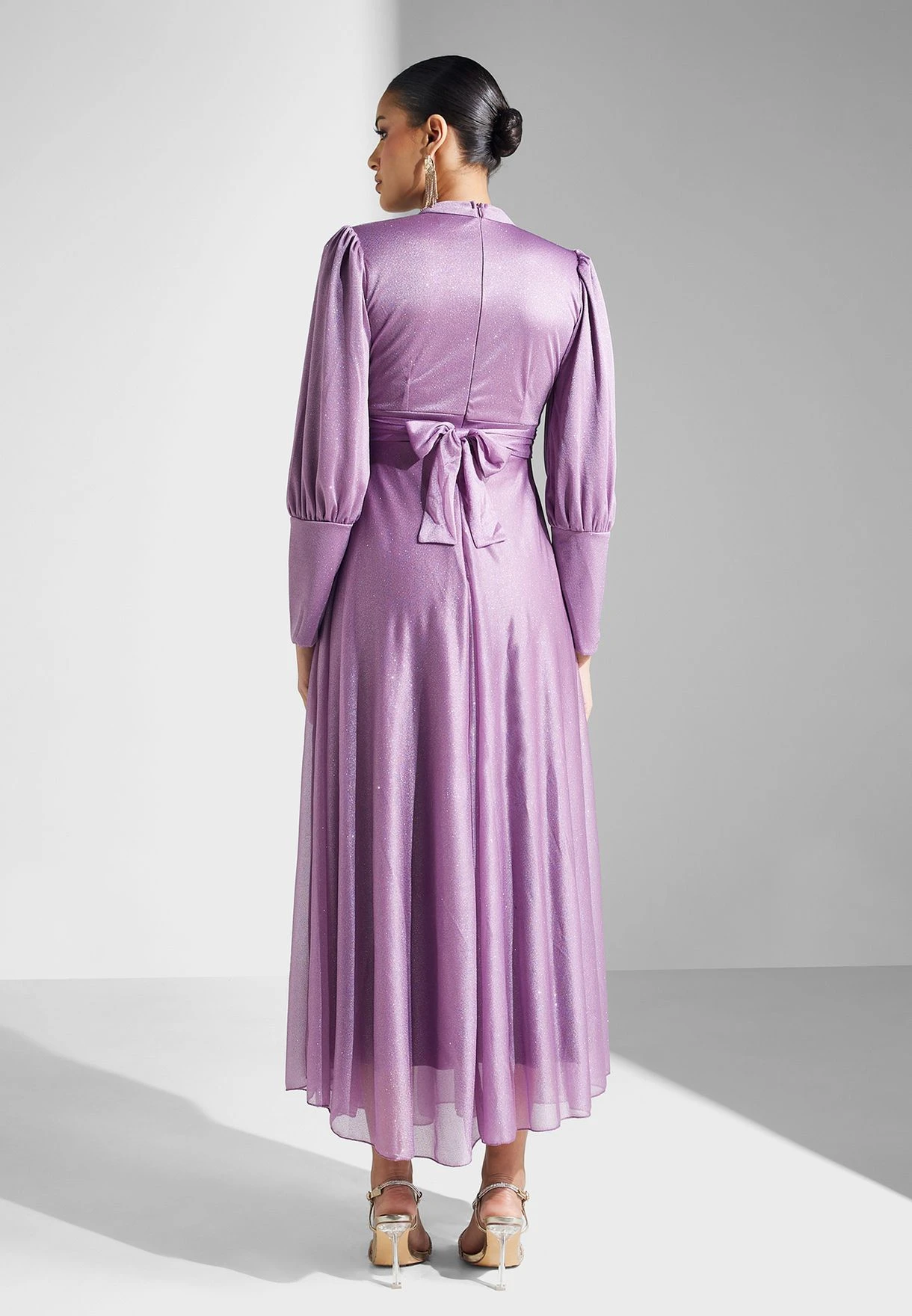 Shimmer Belted Dress 2 Shimmer Belted Dress - Image 2