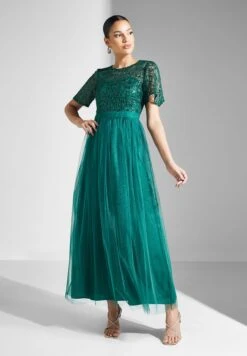 Round Neck Tule Dress -Silk Bloom Dresses Store 2 zoom desktop 1884