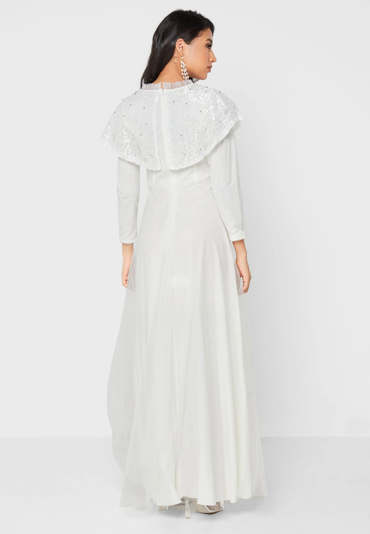 Embroidered Shoulder Dress 2 Embroidered Shoulder Dress - Image 2