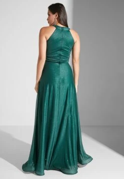 Ruched Waist Shimmer Dress -Silk Bloom Dresses Store 2 zoom desktop 1891