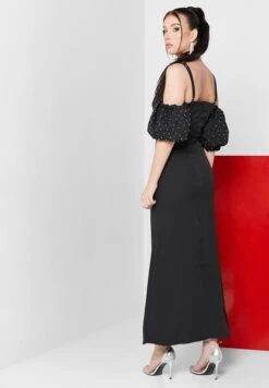 Puff Sleeve Sweetheart Dress -Silk Bloom Dresses Store 2 zoom desktop 1906