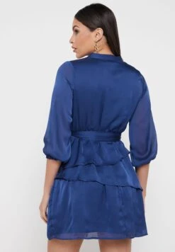 Surplice Neck Belted Dress 5 Surplice Neck Belted Dress -Silk Bloom Dresses Store 2 zoom desktop 196