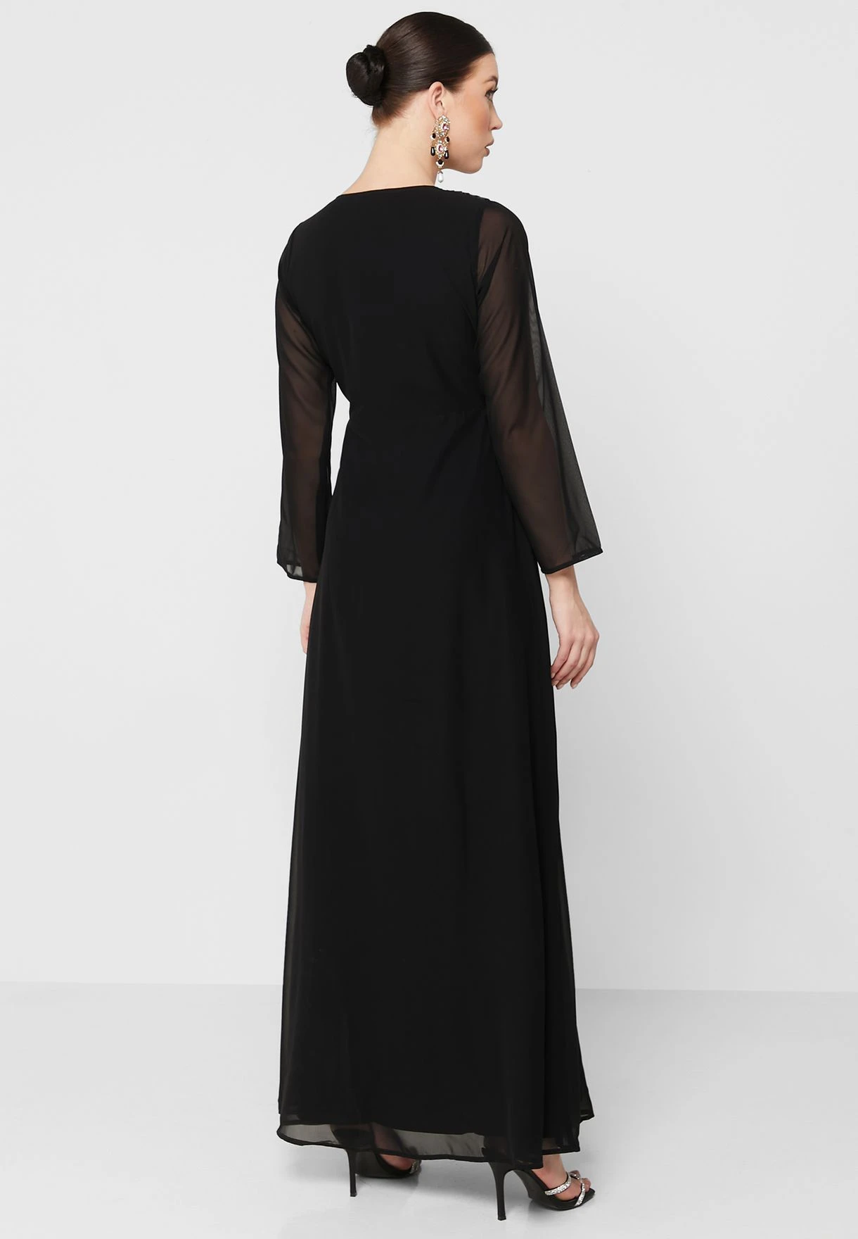 Embellished Waist A-Line Dress 2 Embellished Waist A-Line Dress - Image 2