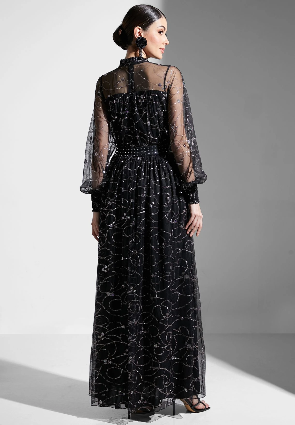 Shimmer Printed Dress 2 Shimmer Printed Dress - Image 2