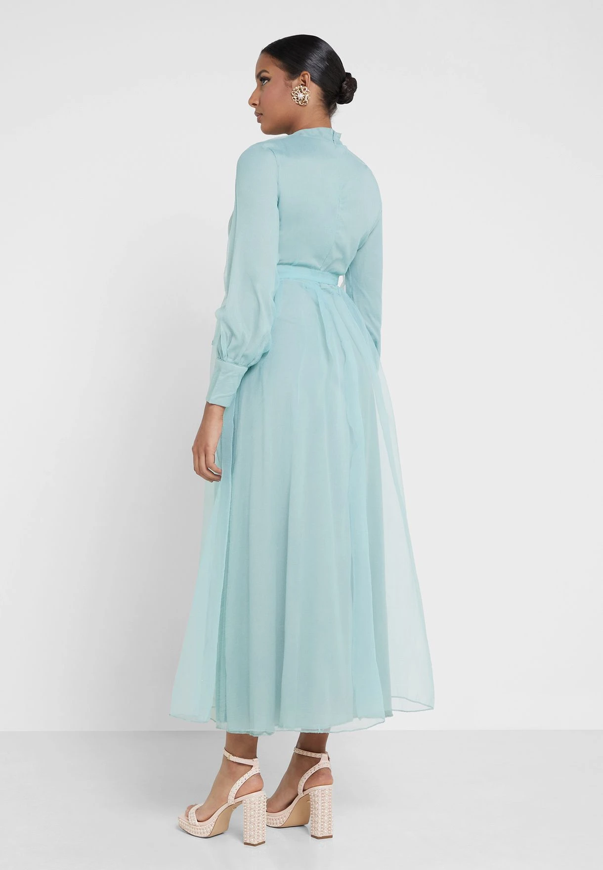 Puff Sleeve Oganza Dress 2 Puff Sleeve Oganza Dress - Image 2