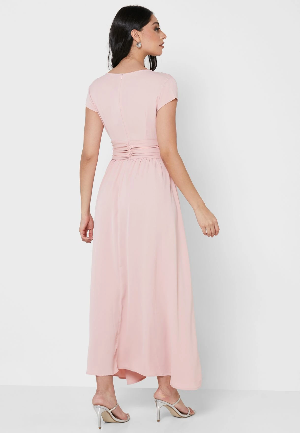 Ruched Waist Detail Fit & Flare Dress 2 Ruched Waist Detail Fit & Flare Dress - Image 2