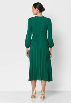 Surplice Neck Pleated Dress 5 Surplice Neck Pleated Dress -Silk Bloom Dresses Store 2 zoom desktop 2136