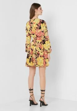 JACQUELINE DE YONG Tie Detail Floral Print Dress -Silk Bloom Dresses Store 2 zoom desktop 220