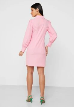 Bodycon Shirt Dress -Silk Bloom Dresses Store 2 zoom desktop 235