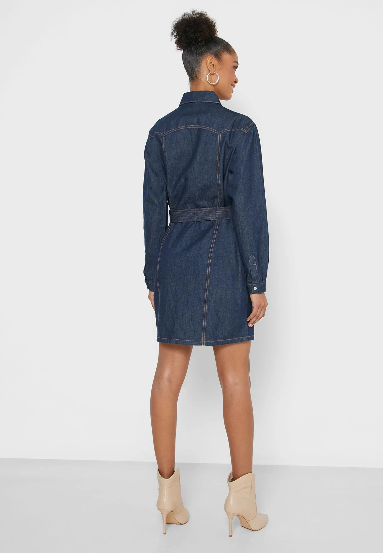 French Connection Sncha Belted Shirt Dress 2 French Connection Sncha Belted Shirt Dress - Image 2