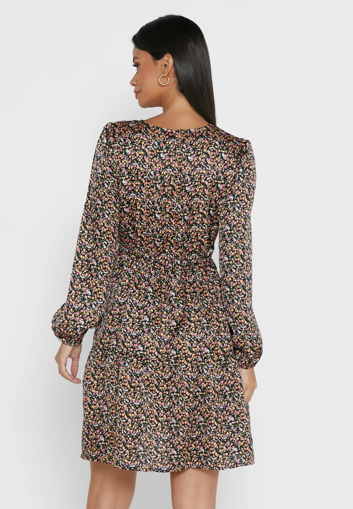 Pieces Printed Mini Dress 2 Pieces Printed Mini Dress - Image 2