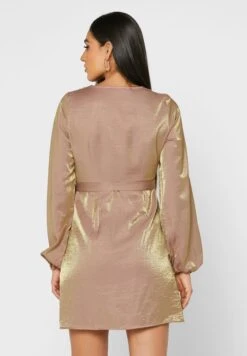 Noisy May Balloon Sleeves Wrap Dress 5 Noisy May Balloon Sleeves Wrap Dress -Silk Bloom Dresses Store 2 zoom desktop 310