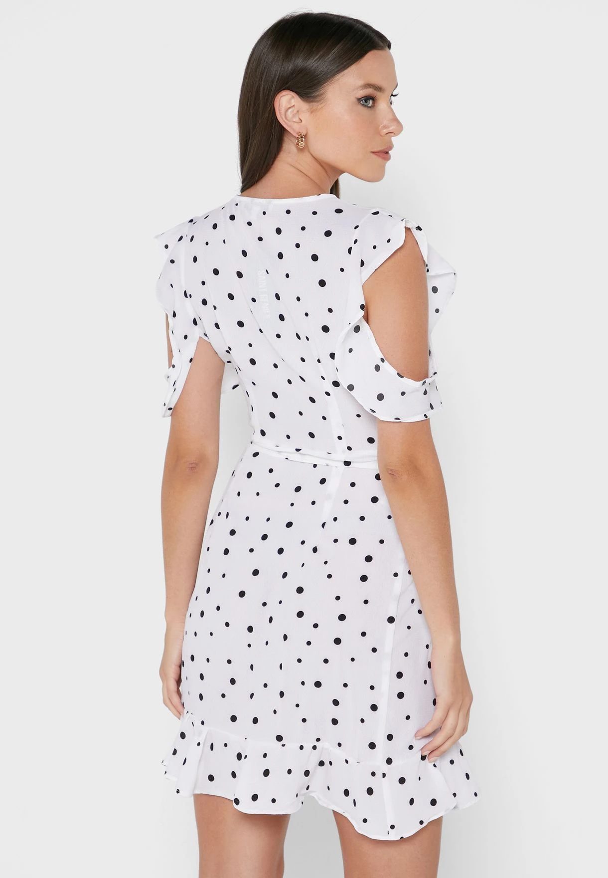 Polka Dot Wrap Dress 2 Polka Dot Wrap Dress - Image 2