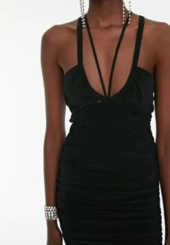 Trendyol Halter Neck Strappy Bodycon Dress 10 Trendyol Halter Neck Strappy Bodycon Dress -Silk Bloom Dresses Store 2 zoom desktop 354