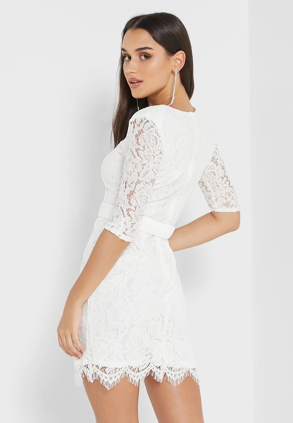 Little Mistress White Lace Bcon Mini By Vogue Williams 2 Little Mistress White Lace Bcon Mini By Vogue Williams - Image 2