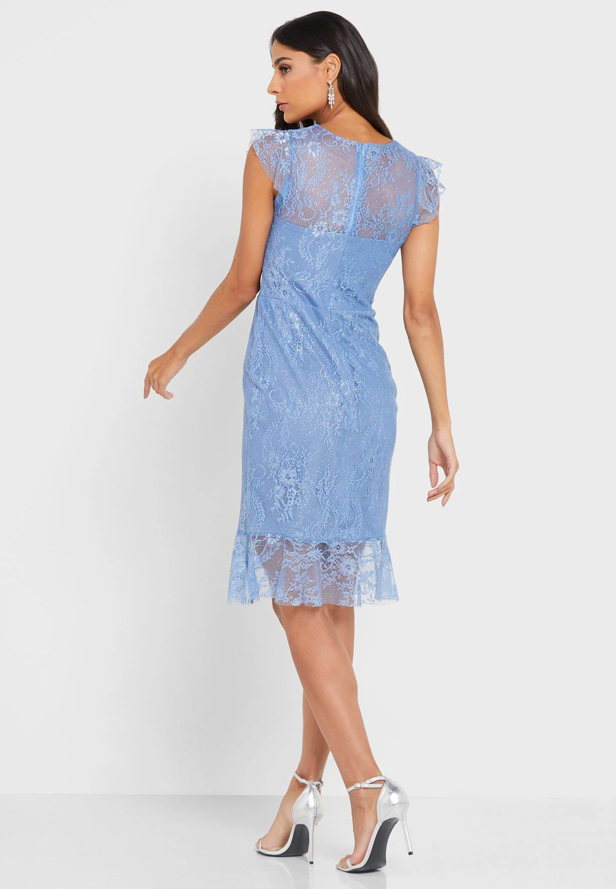 Net Detail Sweetheart Dress 2 Net Detail Sweetheart Dress - Image 2