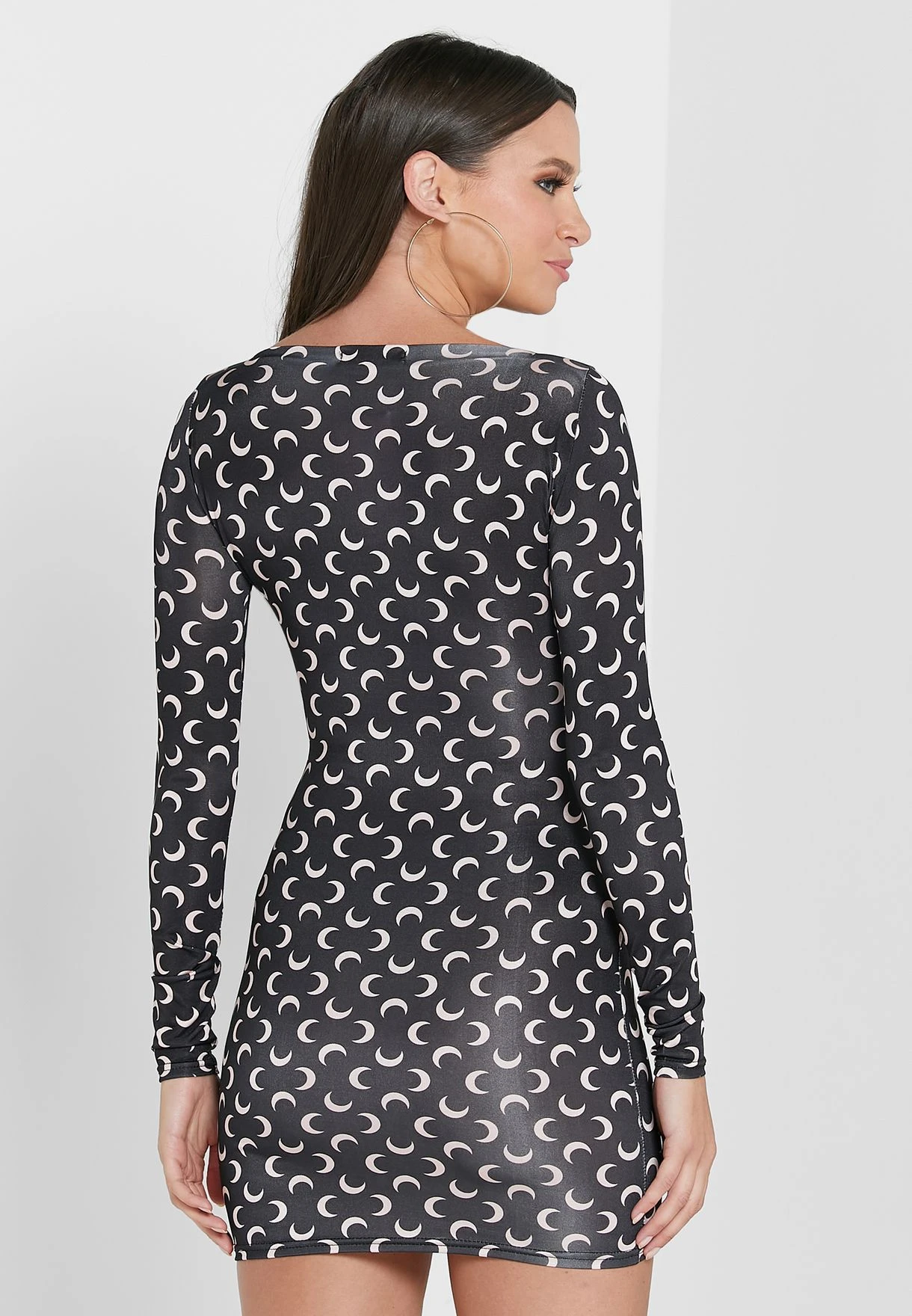 Printed Bodycon Dress 2 Printed Bodycon Dress - Image 2
